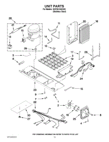 09 - Unit Parts parts for Whirlpool Refrigerator GSF26C4EXS03 from AppliancePartsPros.com