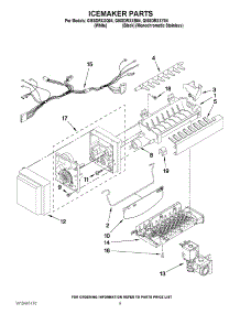05 - Icemaker Parts parts for Whirlpool Refrigerator GI6SDRXXY04 from AppliancePartsPros.com