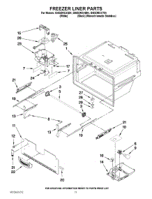 06 - Freezer Liner Parts parts for Whirlpool Refrigerator GI6SDRXXY04 from AppliancePartsPros.com