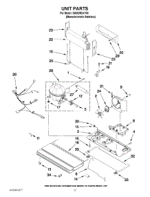09 - Unit Parts parts for Whirlpool Refrigerator GI6SDRXXY05 from AppliancePartsPros.com