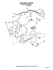 11 - Control Parts parts for Whirlpool Refrigerator ED5FVGXWS07 from AppliancePartsPros.com