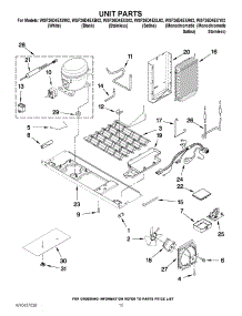 09 - Unit Parts parts for Whirlpool Refrigerator WSF26D4EXL02 from AppliancePartsPros.com