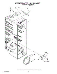 02 - Refrigerator Liner Parts parts for Whirlpool Refrigerator ED2KHAXVS03 from AppliancePartsPros.com