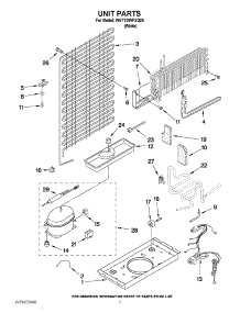 04 - Unit Parts parts for Whirlpool Refrigerator W5TYDWFXQ00 from AppliancePartsPros.com