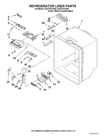 04 - Refrigerator Liner Parts parts for Whirlpool Refrigerator GX5FHTXVQ04 from AppliancePartsPros.com
