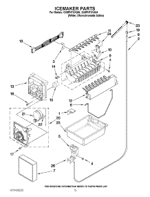 08 - Icemaker Parts parts for Whirlpool Refrigerator GX5FHTXVA04 from AppliancePartsPros.com