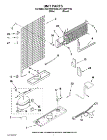 04 - Unit Parts parts for Whirlpool Refrigerator W6TXNWFWQ02 from AppliancePartsPros.com