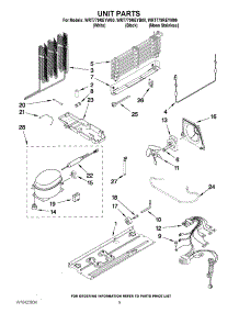 06 - Unit Parts parts for Whirlpool Refrigerator WRT779REYW00 from AppliancePartsPros.com