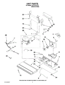05 - Unit Parts parts for Whirlpool Refrigerator GI7FVCXXY03 from AppliancePartsPros.com