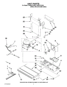 06 - Unit Parts parts for Whirlpool Refrigerator GX5FHTXVQ04 from AppliancePartsPros.com