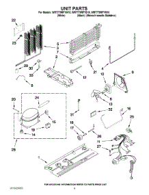06 - Unit Parts parts for Whirlpool Refrigerator WRT779RFYW10 from AppliancePartsPros.com