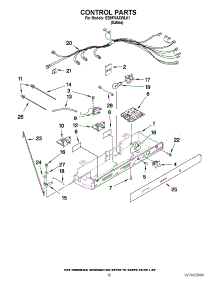 10 - Control Parts parts for Whirlpool Refrigerator ED5FVAXWL01 from AppliancePartsPros.com