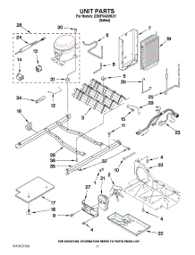 11 - Unit Parts parts for Whirlpool Refrigerator ED5FVAXWL01 from AppliancePartsPros.com