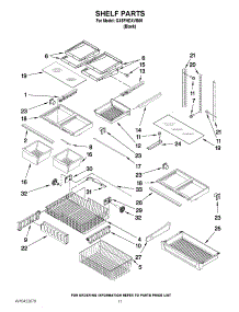 07 - Shelf Parts parts for Whirlpool Refrigerator GX5FHDXVB05 from AppliancePartsPros.com