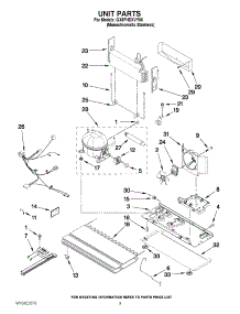 06 - Unit Parts parts for Whirlpool Refrigerator GX5FHDXVY06 from AppliancePartsPros.com