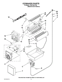 08 - Icemaker Parts parts for Whirlpool Refrigerator GX5FHDXVY06 from AppliancePartsPros.com