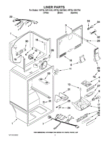02 - Liner Parts parts for Whirlpool Refrigerator WRT5L1SMYB00 from AppliancePartsPros.com