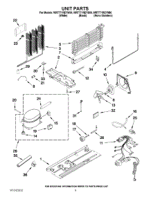 06 - Unit Parts parts for Whirlpool Refrigerator WRT771REYB00 from AppliancePartsPros.com