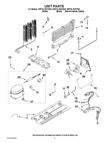 06 - Unit Parts parts for Whirlpool Refrigerator WRT3L1SZYB00 from AppliancePartsPros.com