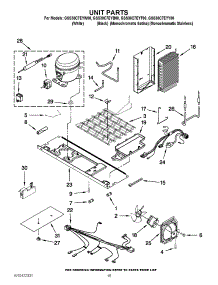 09 - Unit Parts parts for Whirlpool Refrigerator GSS30C7EYY00 from AppliancePartsPros.com