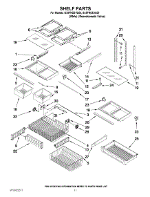 07 - Shelf Parts parts for Whirlpool Refrigerator GX5FHDXVA04 from AppliancePartsPros.com