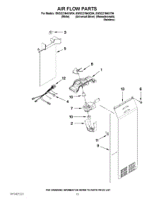 08 - Air Flow Parts parts for Whirlpool Refrigerator 6WSC21N4XW04 from AppliancePartsPros.com