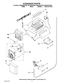 10 - Icemaker Parts parts for Whirlpool Refrigerator 6WSC20C6XB04 from AppliancePartsPros.com