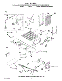 09 - Unit Parts parts for Whirlpool Refrigerator GSS30C6EYW00 from AppliancePartsPros.com