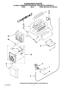 10 - Icemaker Parts parts for Whirlpool Refrigerator GSS30C6EYW00 from AppliancePartsPros.com