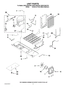 07 - Unit Parts parts for Whirlpool Refrigerator 6WSC21N4XY02 from AppliancePartsPros.com