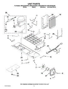 09 - Unit Parts parts for Whirlpool Refrigerator 6WSC20C6XD02 from AppliancePartsPros.com