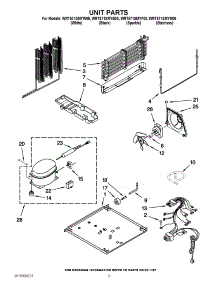 06 - Unit Parts parts for Whirlpool Refrigerator WRT571SMYM00 from AppliancePartsPros.com