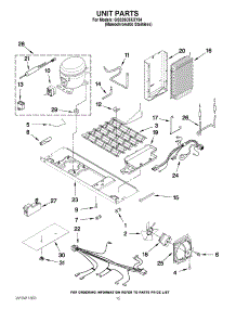 09 - Unit Parts parts for Whirlpool Refrigerator GSS26C5XXY04 from AppliancePartsPros.com