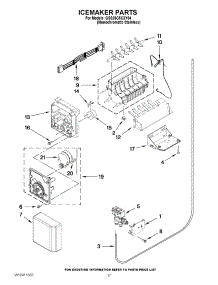 10 - Icemaker Parts parts for Whirlpool Refrigerator GSS26C5XXY04 from AppliancePartsPros.com