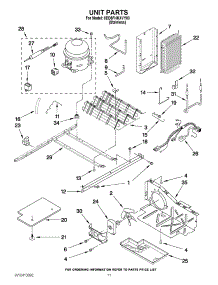 08 - Unit Parts parts for Whirlpool Refrigerator 8ED5FHKXVY03 from AppliancePartsPros.com