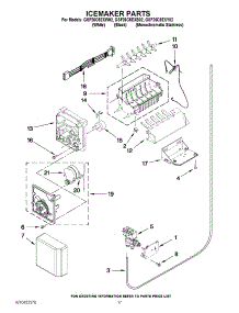 10 - Icemaker Parts parts for Whirlpool Refrigerator GSF26C5EXB02 from AppliancePartsPros.com