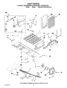 09 - Unit Parts parts for Whirlpool Refrigerator GSF26C5EXY02 from AppliancePartsPros.com