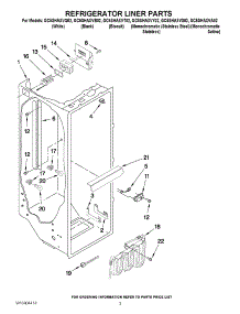 02 - Refrigerator Liner Parts parts for Whirlpool Refrigerator GC5SHAXVQ02 from AppliancePartsPros.com