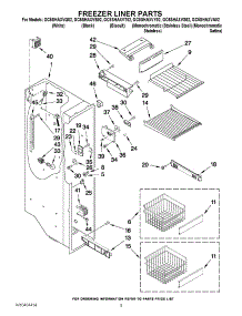 04 - Freezer Liner Parts parts for Whirlpool Refrigerator GC5SHAXVQ02 from AppliancePartsPros.com