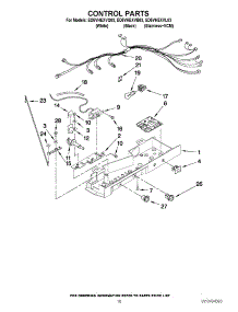 11 - Control Parts parts for Whirlpool Refrigerator ED5VHEXVL03 from AppliancePartsPros.com