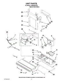 09 - Unit Parts parts for Whirlpool Refrigerator GI6SARXXF02 from AppliancePartsPros.com