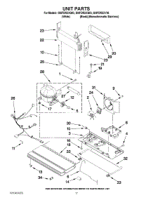 09 - Unit Parts parts for Whirlpool Refrigerator GI6FDRXXB03 from AppliancePartsPros.com