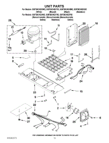 08 - Unit Parts parts for Whirlpool Refrigerator GSF26C4EXA02 from AppliancePartsPros.com