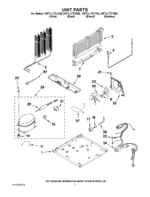 04 - Unit Parts parts for Whirlpool Refrigerator WRT1L1TZYS00 from AppliancePartsPros.com