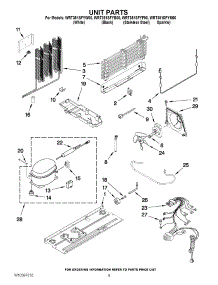 06 - Unit Parts parts for Whirlpool Refrigerator WRT351SFYB00 from AppliancePartsPros.com