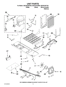 09 - Unit Parts parts for Whirlpool Refrigerator GSC25C4EYY00 from AppliancePartsPros.com