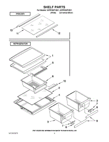 05 - Shelf Parts parts for Whirlpool Refrigerator W8FRNGFVQ01 from AppliancePartsPros.com