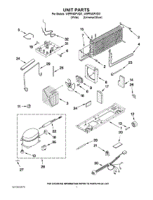 04 - Unit Parts parts for Whirlpool Refrigerator W8FRNGFVD01 from AppliancePartsPros.com