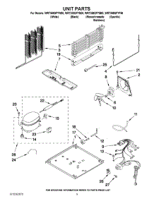 06 - Unit Parts parts for Whirlpool Refrigerator WRT359SFYB00 from AppliancePartsPros.com