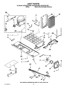 09 - Unit Parts parts for Whirlpool Refrigerator GSC25C5EYY00 from AppliancePartsPros.com